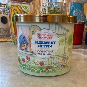 Goose Creek Strawberry Shortcake Blueberry Muffin Candle New 3 wick